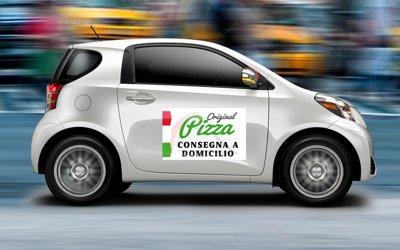 Targhe Magnetiche Pubblicitarie Per Auto - 2 Pezzi 60x45 Cm, Spessore 0.8mm, Per Veicoli Commerciali - Foto 9