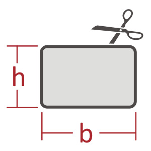 Etichette adesive Rettangolare quadrata